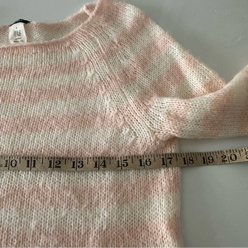J. Crew Mohair Blend Striped Sweater Size Small